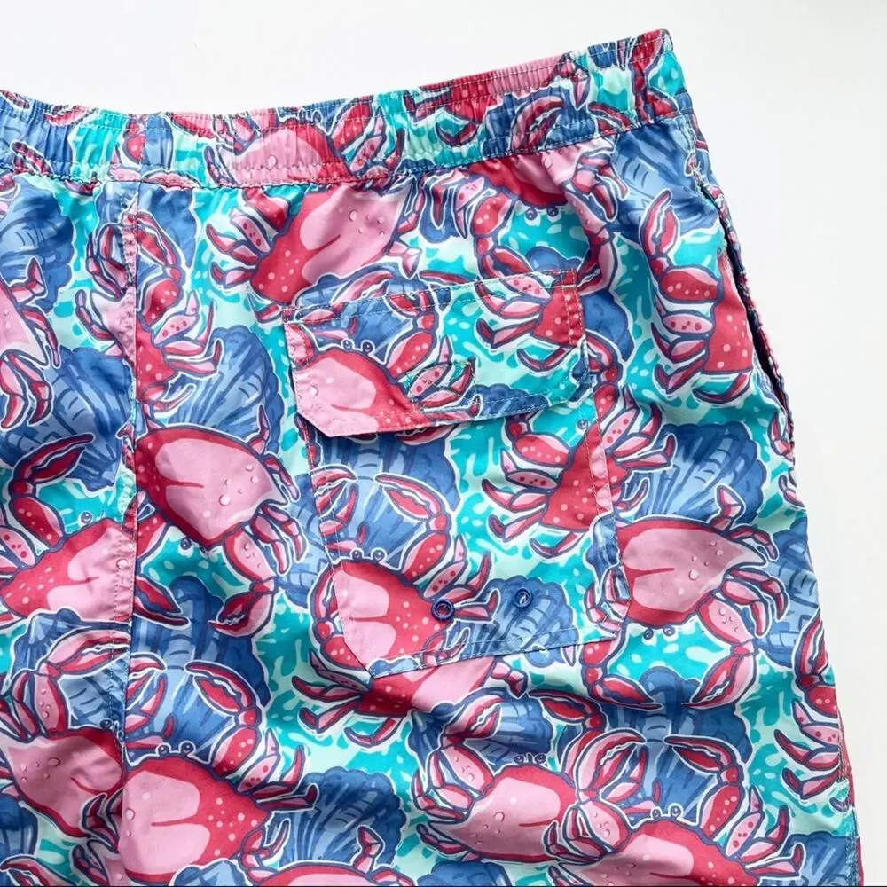 Vineyard Vines Crab Print Swim Shorts Trunks